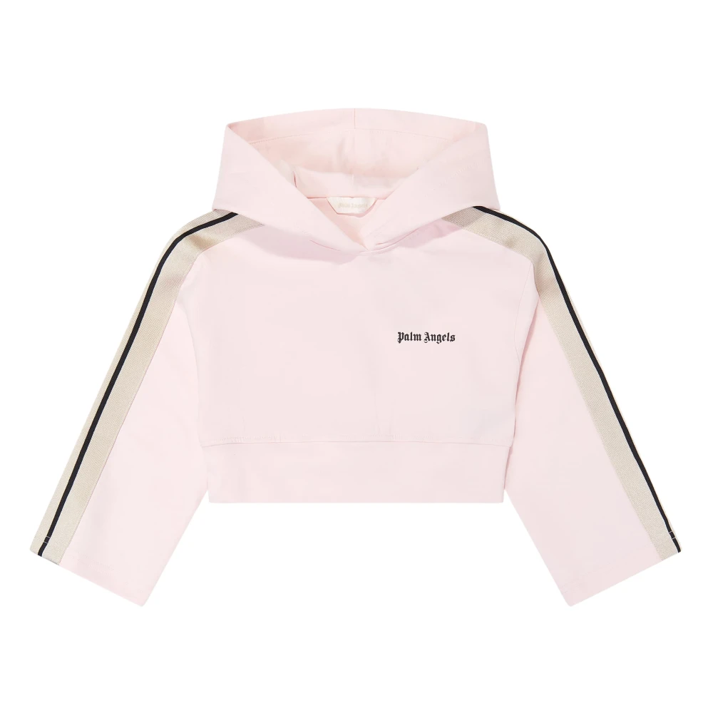 Palm Angels Track Band Milan Stitch Hoodie - Unisex - Kids Sweatshirts - Pink - 8 Y | 128 Cm - Kids