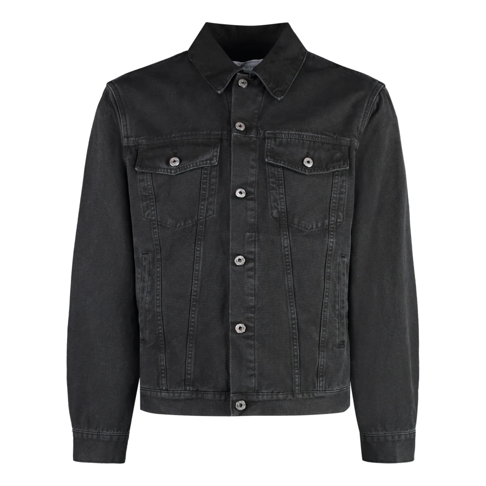 Jackets > Denim Jackets - - Off White - Modalova