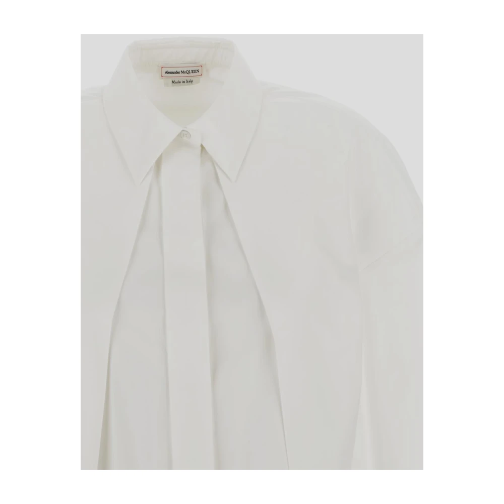 alexander mcqueen Katoenen Shirt White Dames