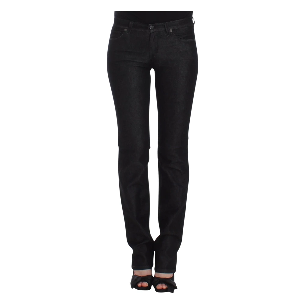 Ermanno Scervino Men's Black Slim Jeans Denim Trousers Skinny Leg Stretch - Slim Fit Jeans - W26 - Jeans