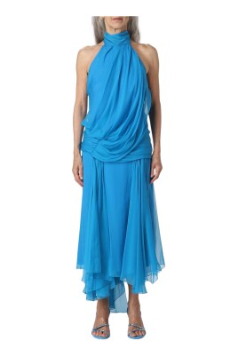 turquoise-silk-midi-dress