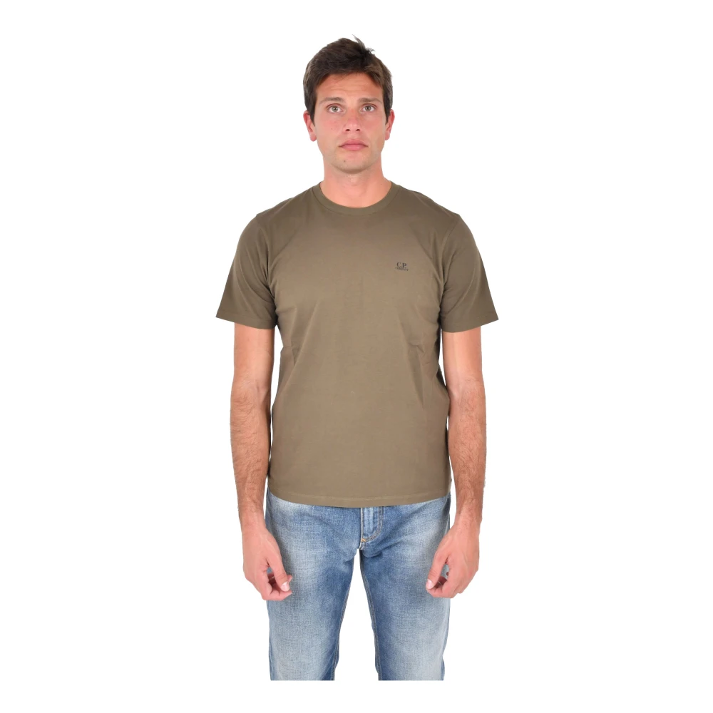 C.p. Company Men's Green T-Shirts, Xl, Crewneck T-Shirt