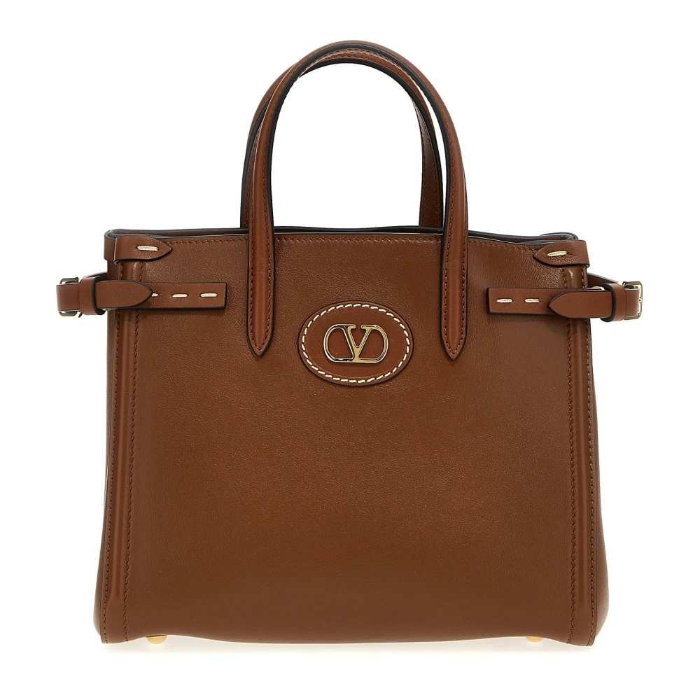 Valentino Garavani Women's Brown Antibes Small Handbag - Handbags - One Size - Bags