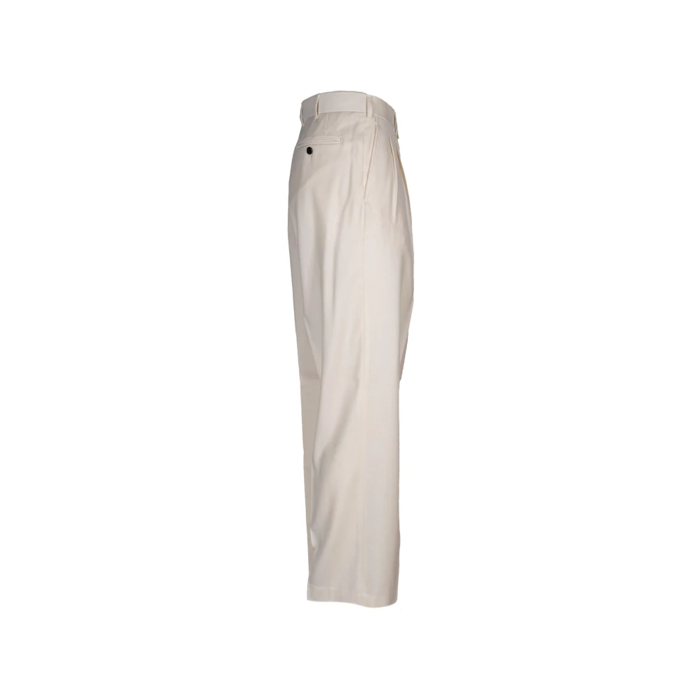 Gabriele Pasini Klassieke Straight Broek White Heren