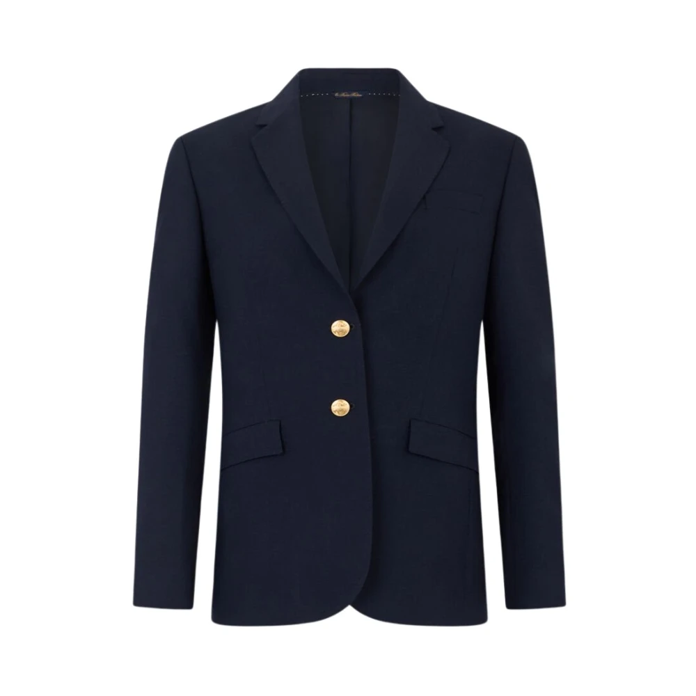 Brooks Brothers Women's Gold Hopsack Blazer With Buttons