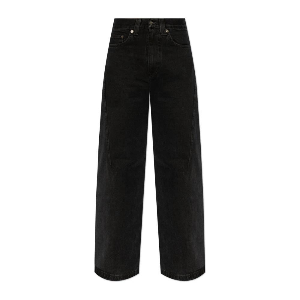 Y Project Jeans met logo Black Dames