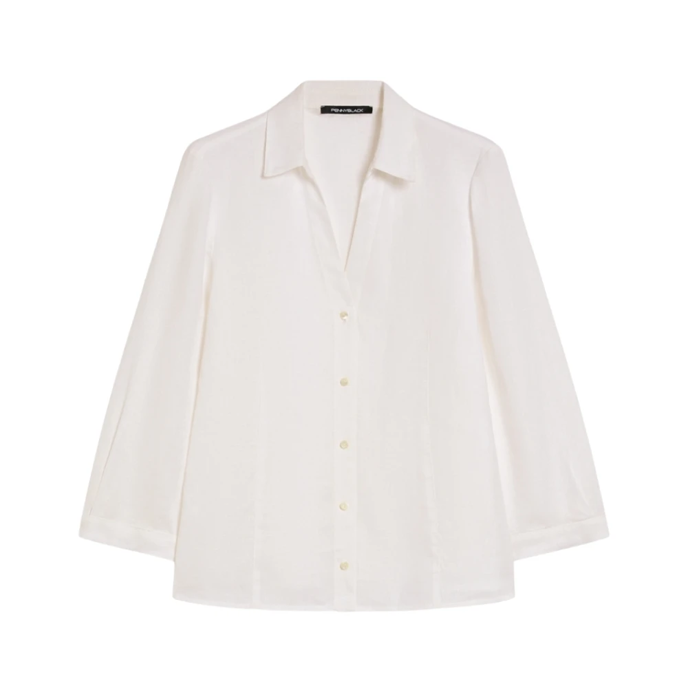 Pennyblack , Damen, Blusen & Hemden, Weiß, L 
