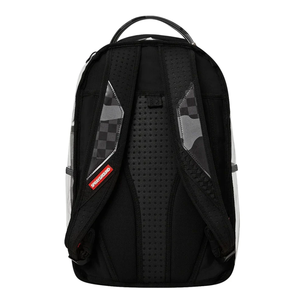 Sprayground Grijze geruite rugzak Gray Heren