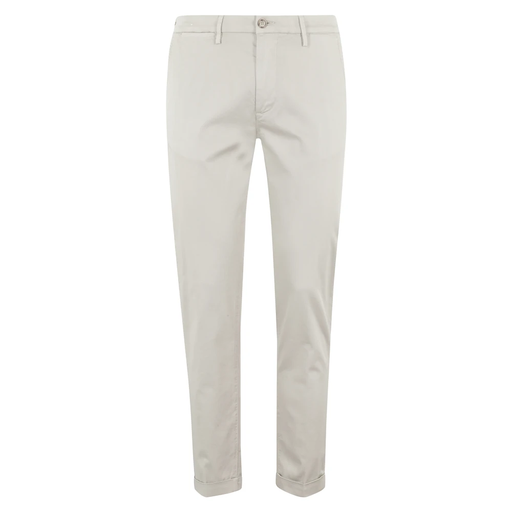 Re-Hash Stijlvolle Chinolino Broek met Omslag Beige Heren