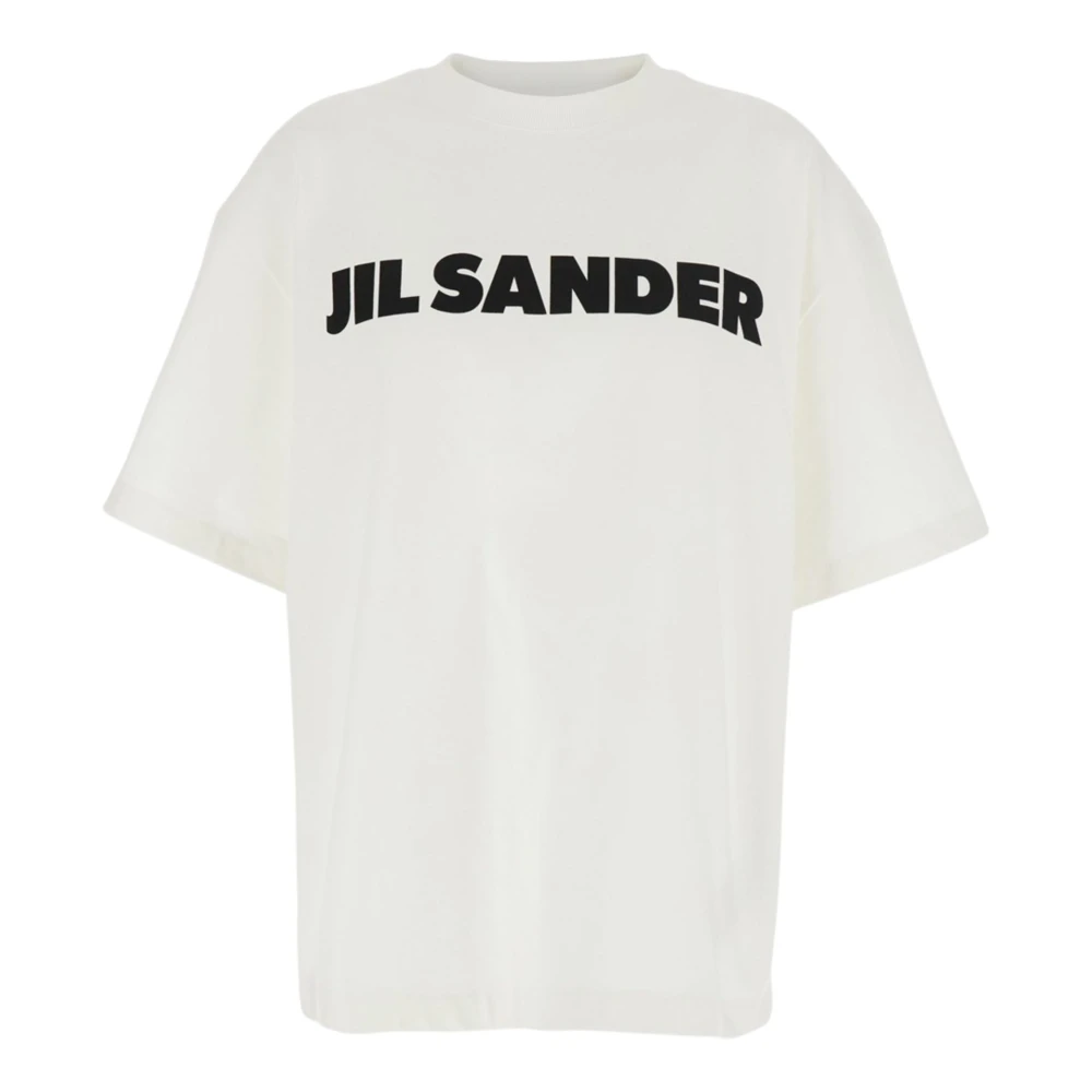 Jil Sander Men's White Cotton Crew-Neck T-Shirt - T-Shirts - M - Tops