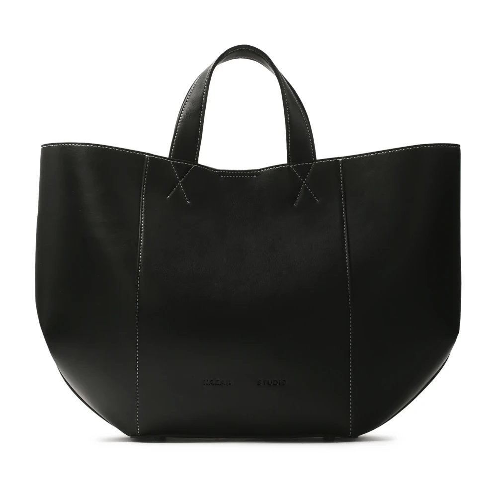 Kazar Studio Grote tote tas met afneembare zak Black Dames