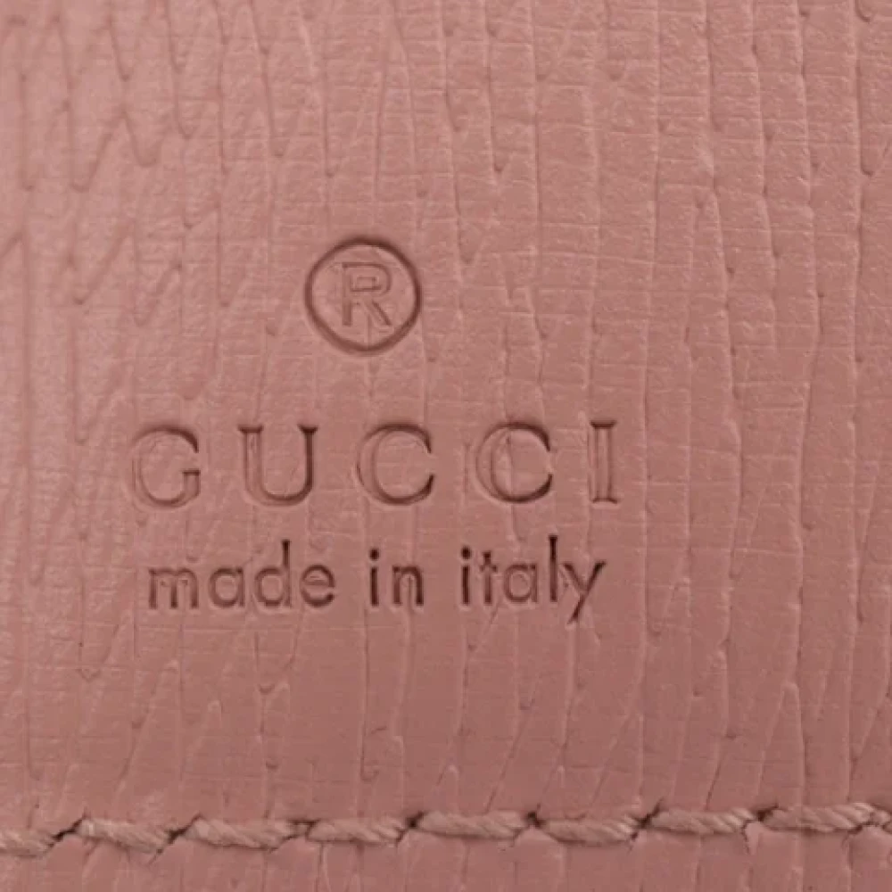 Gucci Vintage Pre-owned Leather wallets Pink Dames