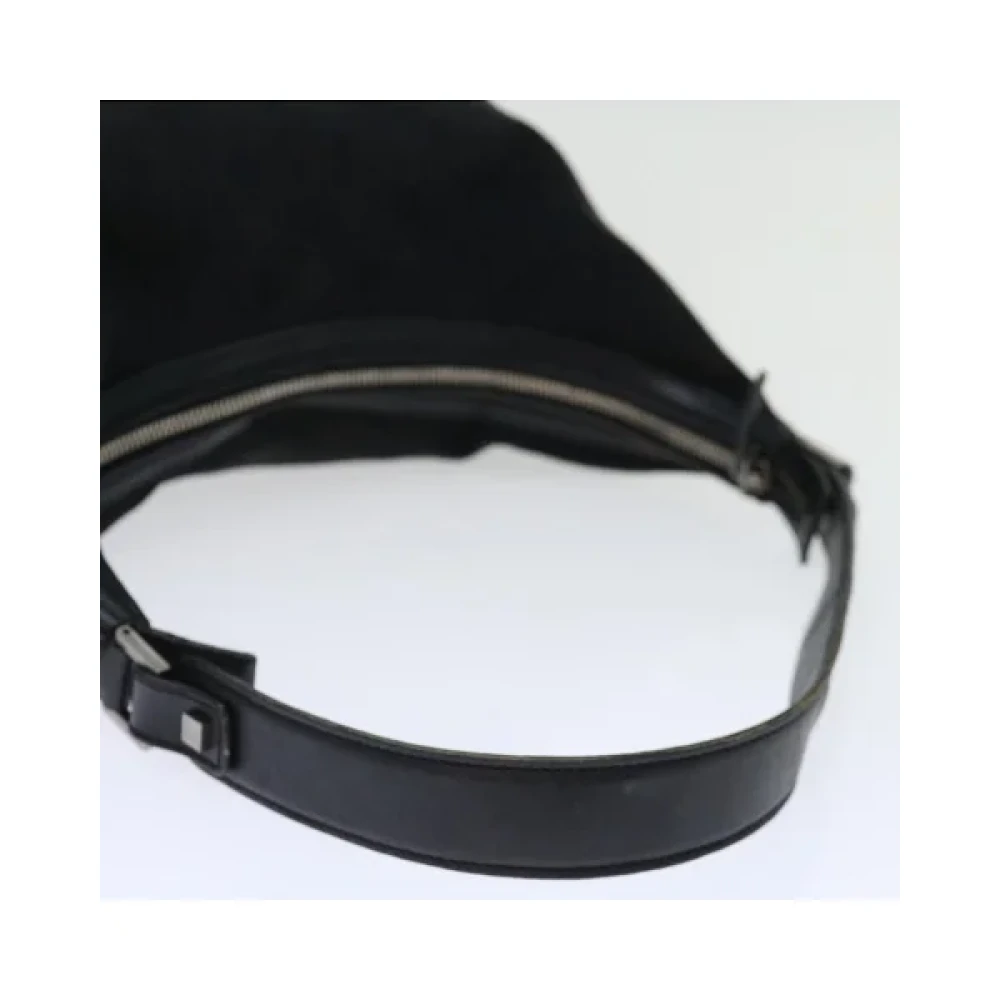 Salvatore Ferragamo Pre-owned Cotton shoulder-bags Black Dames
