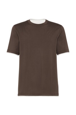 coffee-brown-crew-neck-t-shirts