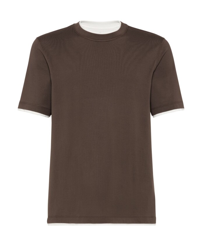 coffee-brown-crew-neck-t-shirts