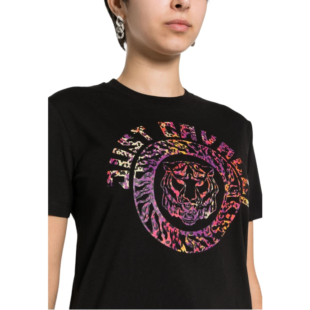 Just Cavalli Korte Mouw T-shirt Black Dames