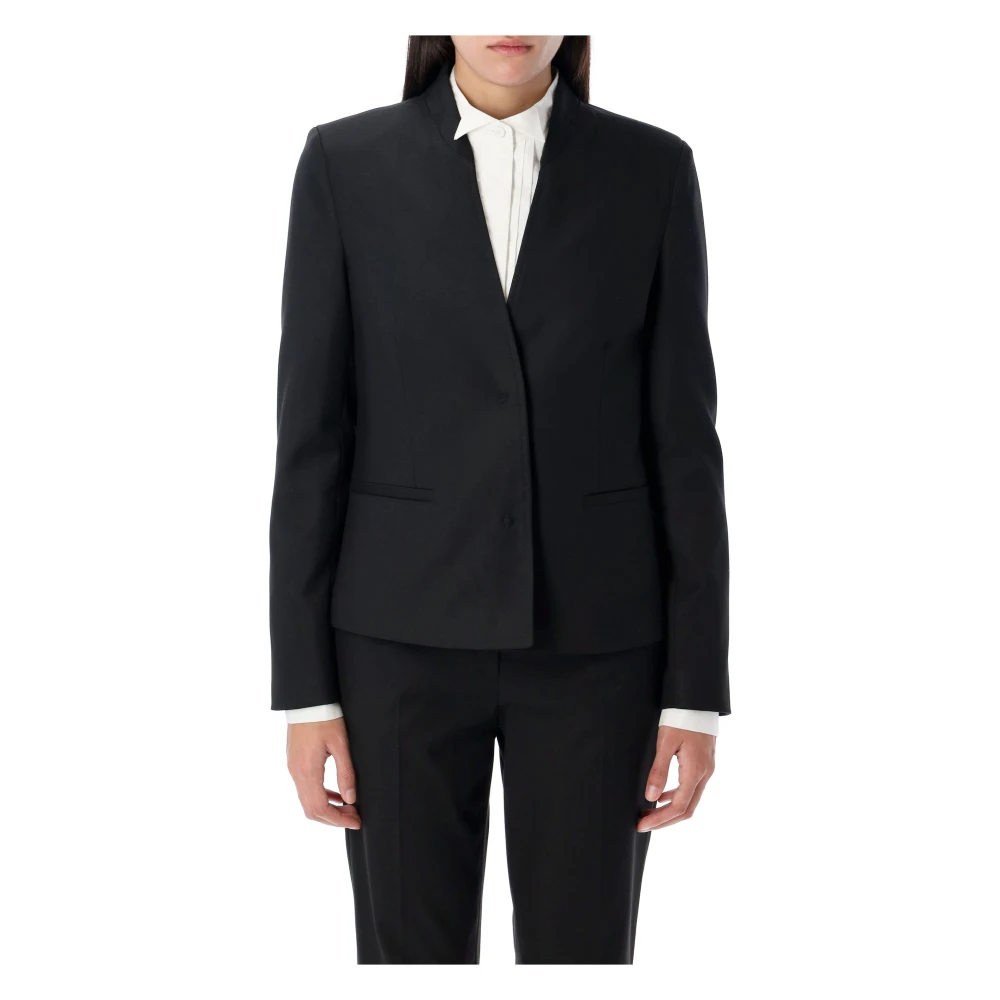 The Garment Zwarte Jas Douglas Blazer Stijlvol Black Dames