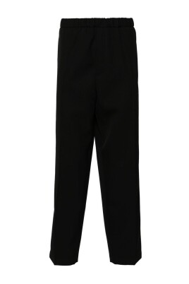 black-wool-textured-tapered-leg-pants