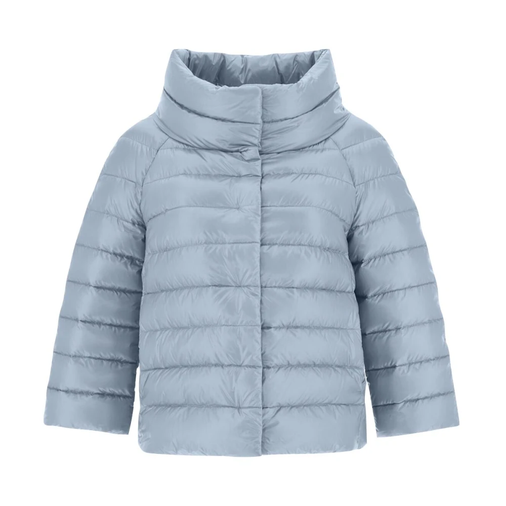 Herno Korte Sofia 3 4 Mouw Donsjas Blue Dames