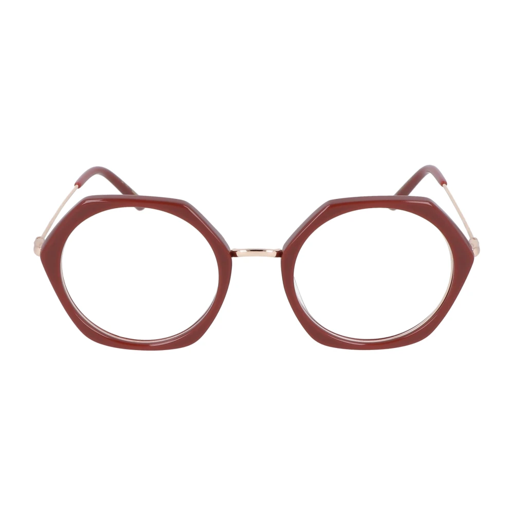 Kaleos Moderne Hexagonale Bril Rambeau Brown Unisex