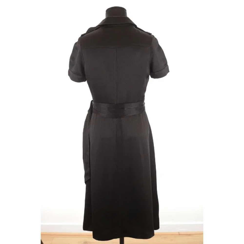 Burberry Vintage Pre-owned Fabric dresses Black Dames