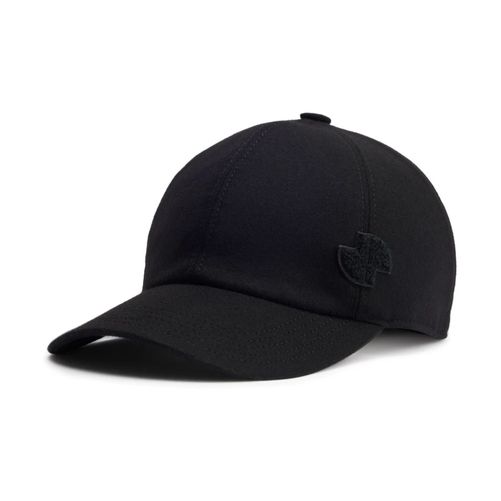 Patou Zwarte Wol Baseballpet Vrouwen Black Dames