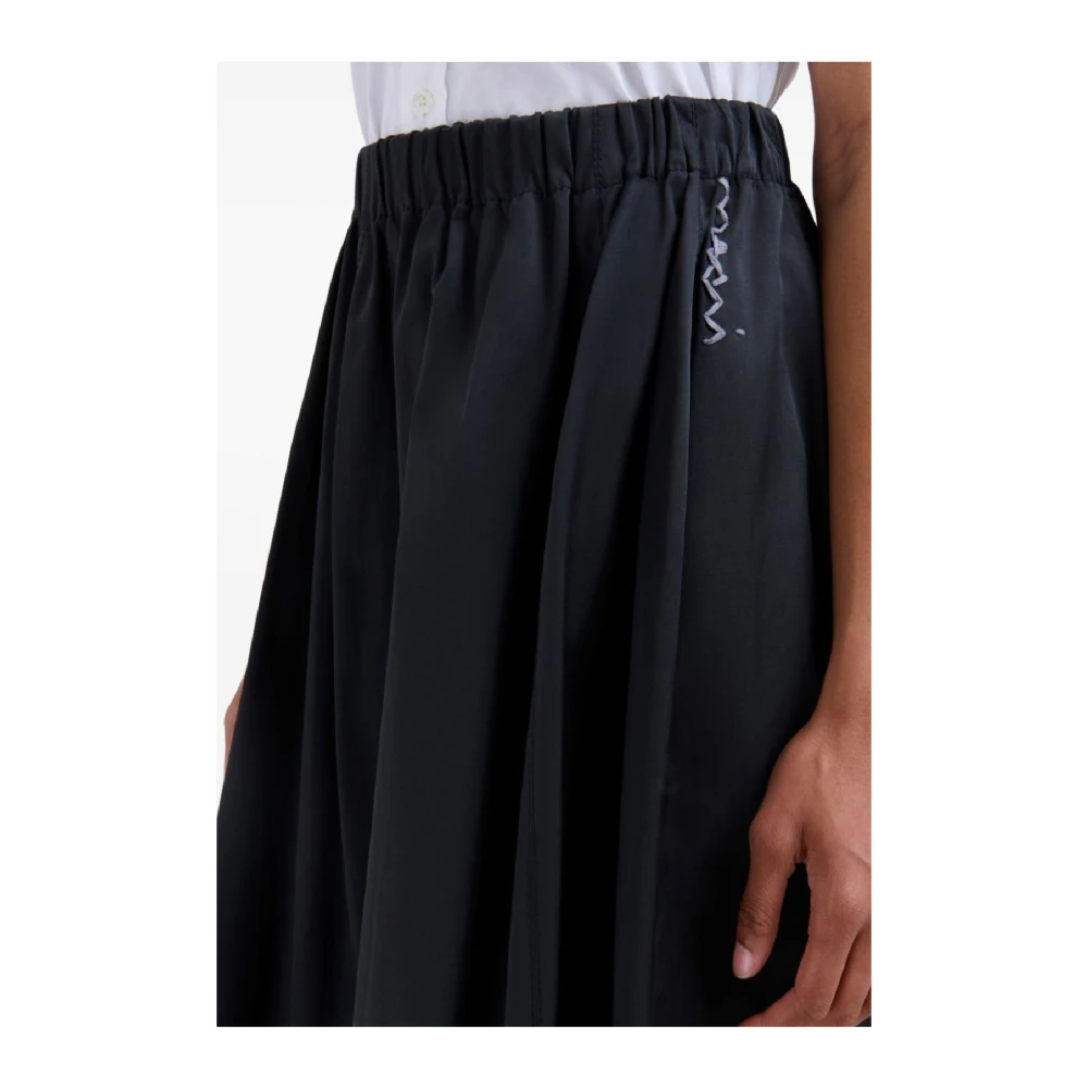 Marni Elegante Zwarte Rok voor Vrouwen Black Dames