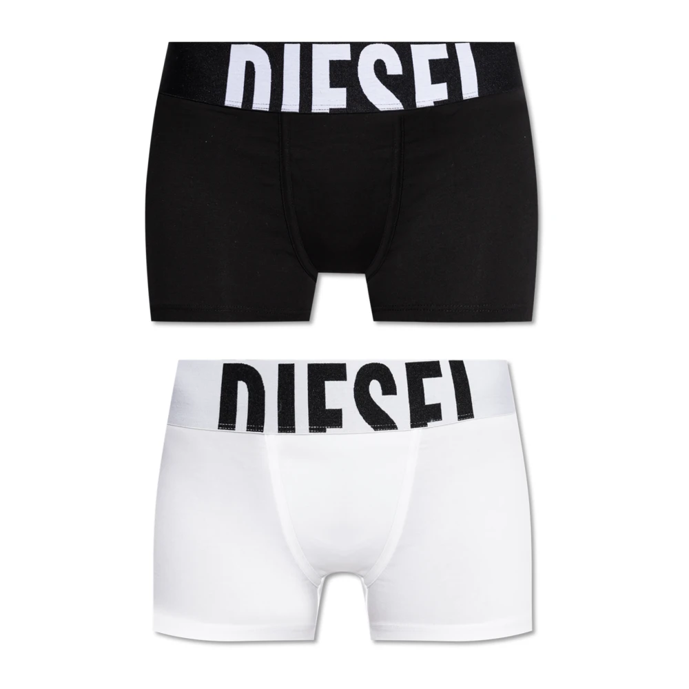 Diesel Twee-pack boxershorts Black Dames