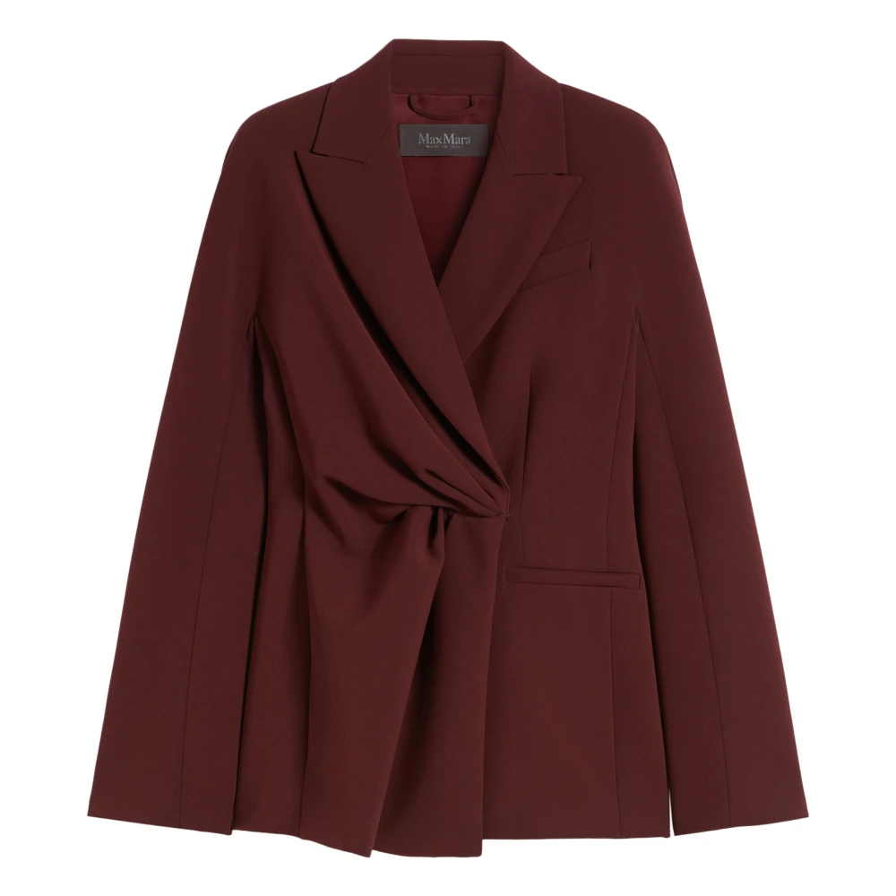 Max Mara Women's Red Jackets - Blazers - Xs - Jackets