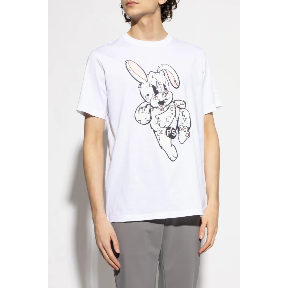 PS By Paul Smith T-shirt met print White Heren