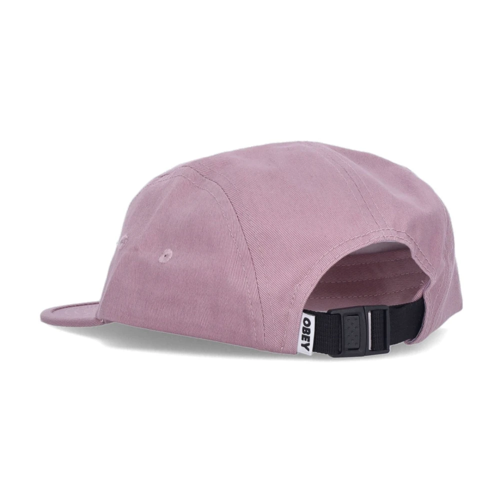 Obey Platte klep pet vet label lila Purple Heren