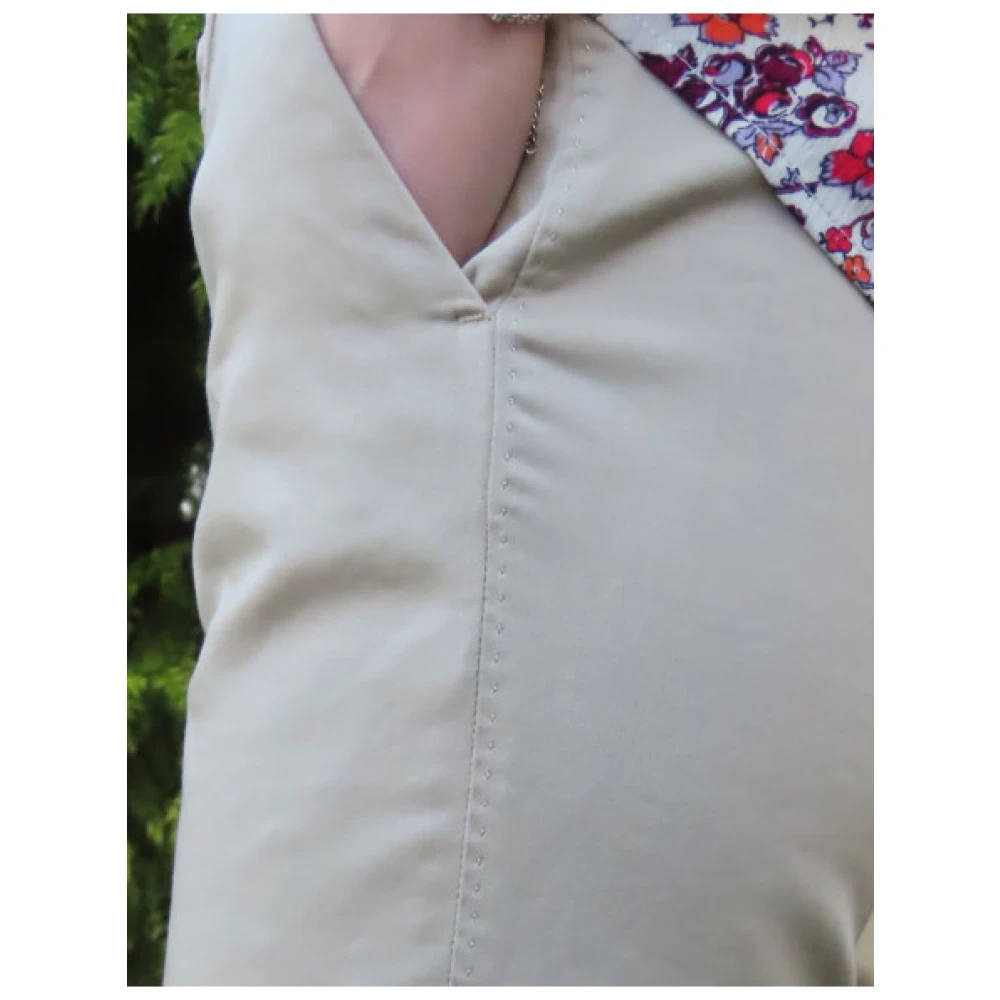 Mason's Rechte Chino Broek Beige Dames