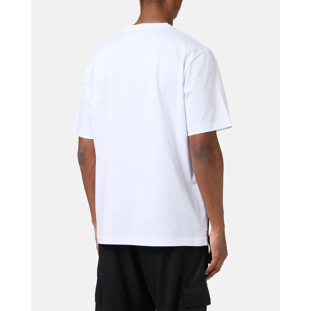 Iceberg Regular fit wit T-shirt met SpongeBob-print in jersey White Heren