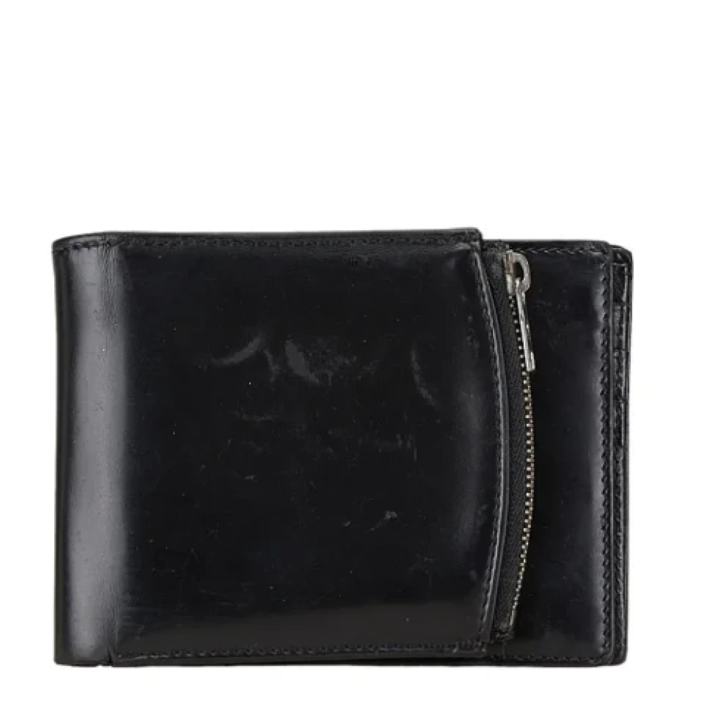 Maison Margiela Pre-owned Leather wallets Black Dames