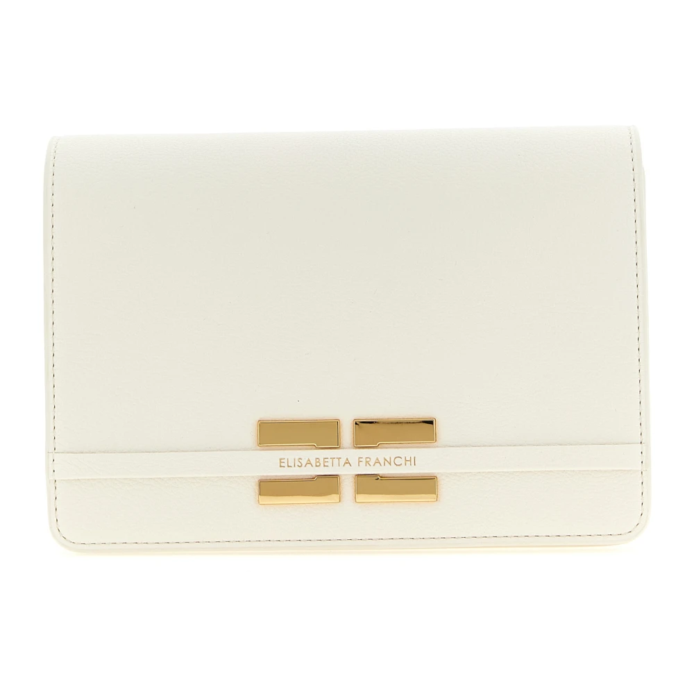 Elisabetta Franchi White Crossbody Bag - Female - Cross Body Bags - One Size - Bags