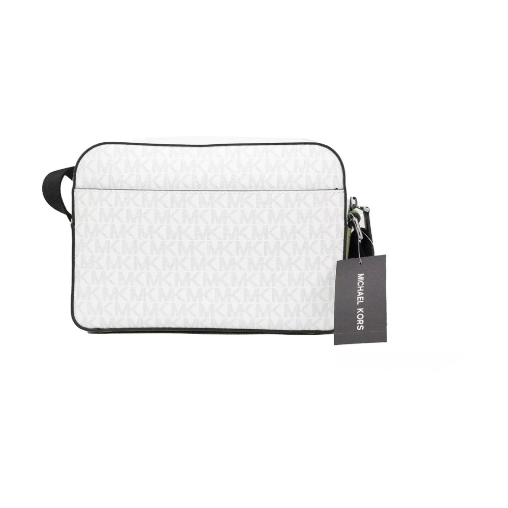 Michael Kors Handige Crossbody Tas met Meerdere Zakken White Dames