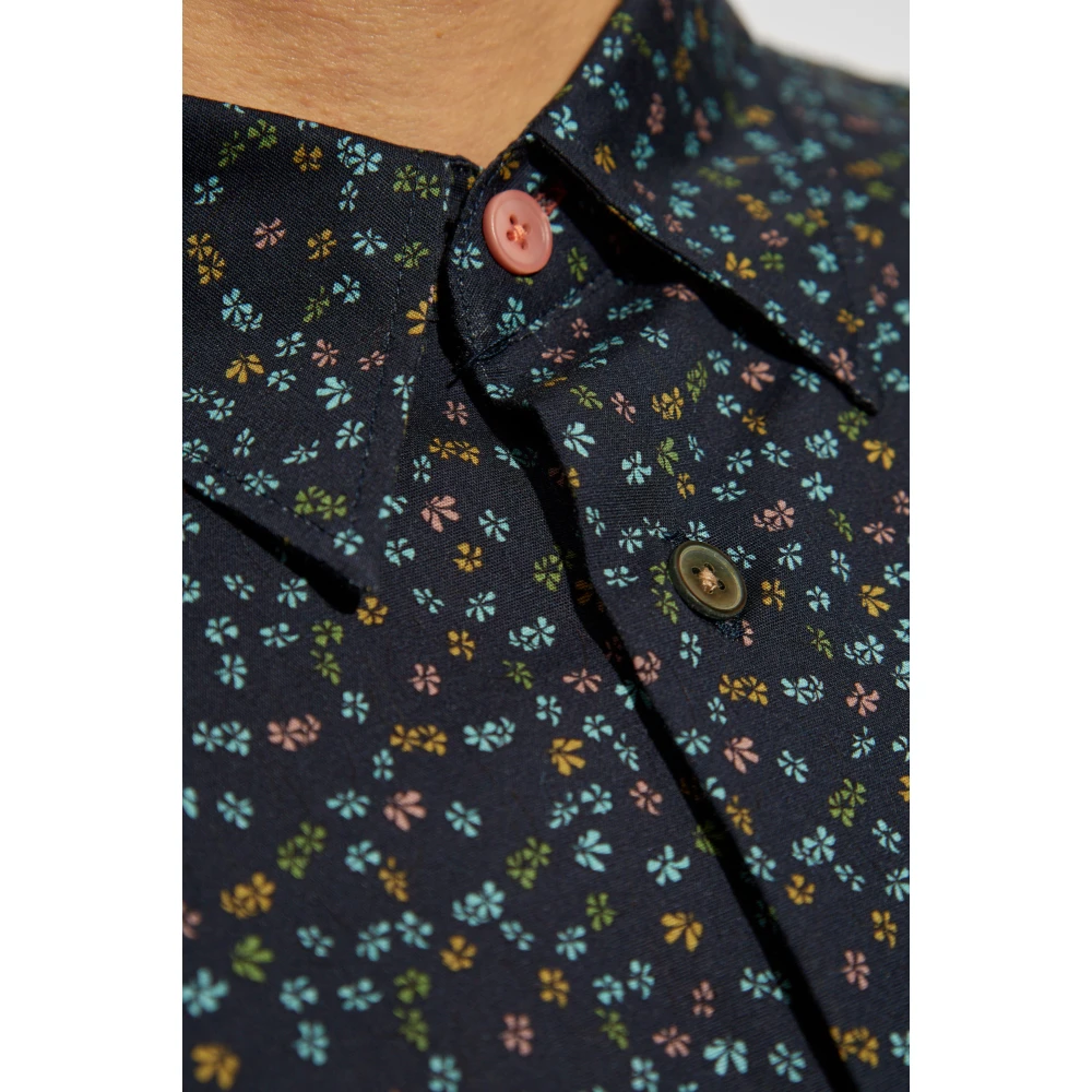 PS By Paul Smith Shirt met print Blue Heren