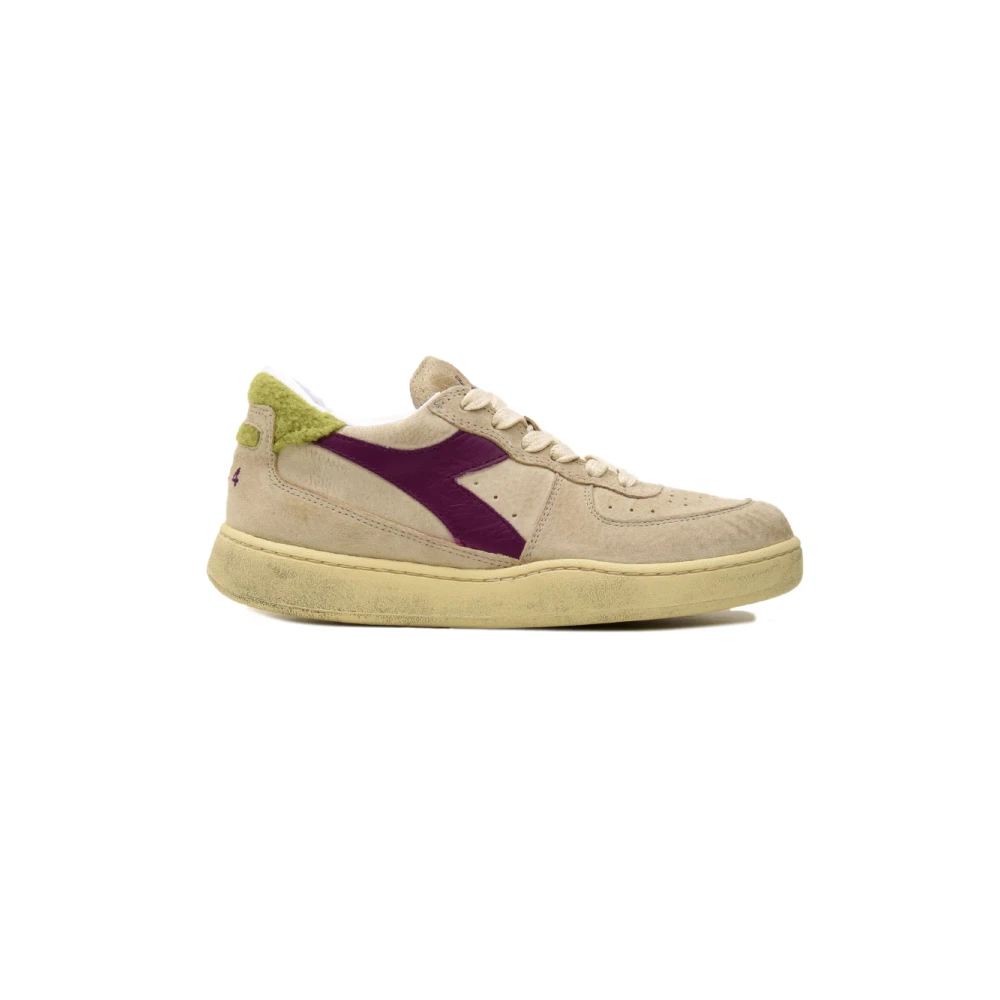 Diadora Women's Beige Low Top Trainers - Sneakers - 3 Uk - Shoes