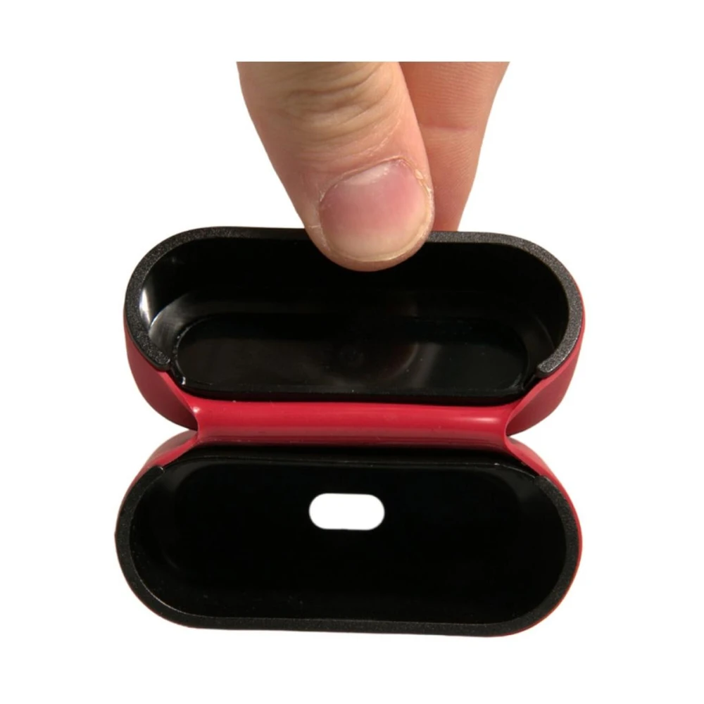 Dolce & Gabbana Rood reliëflogo Airpods hoesje Red Heren