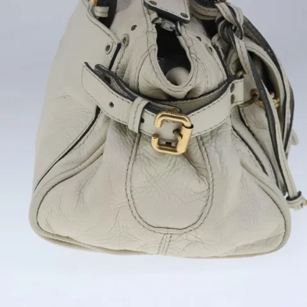 Chloé Pre-owned Leather handbags White Dames