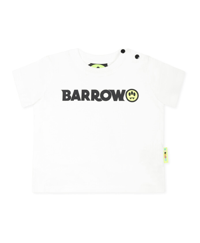 t-shirt-en-coton-blanc-avec-sourire-jaune