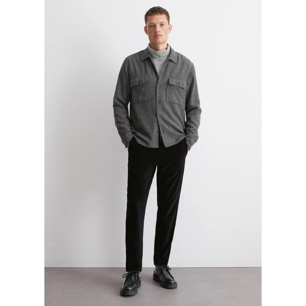Marc O'Polo Gewoon overhemd Black Heren