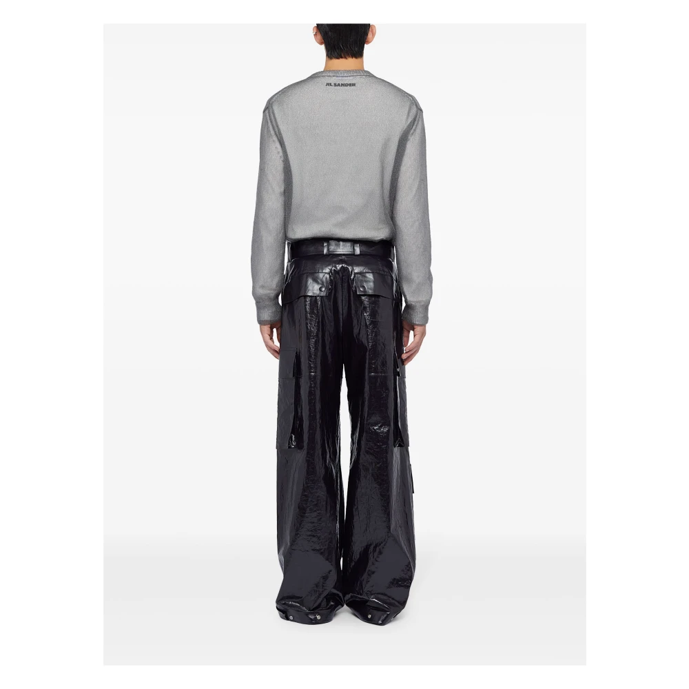 Jil Sander Gelaagd Ontwerp Trui Gray Heren
