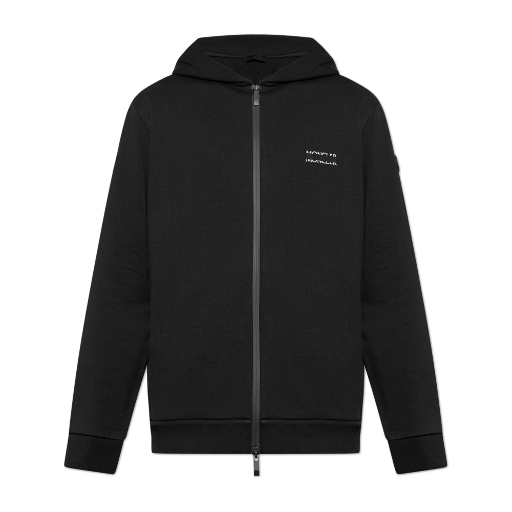 Moncler Uomo Nero - Iconic Hooded Sweatshirt - Sweatshirts & Hoodies - L