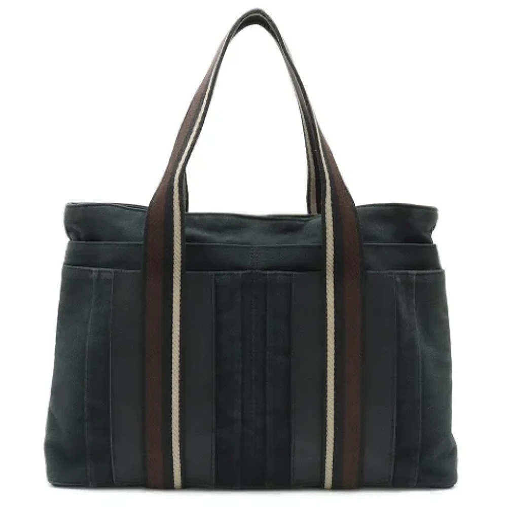 Hermès Vintage Pre-owned Leather shoulder-bags Black Dames