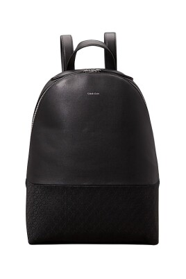 sac-a-dos-unisexe-noir-eco-cuir-fermeture-eclair