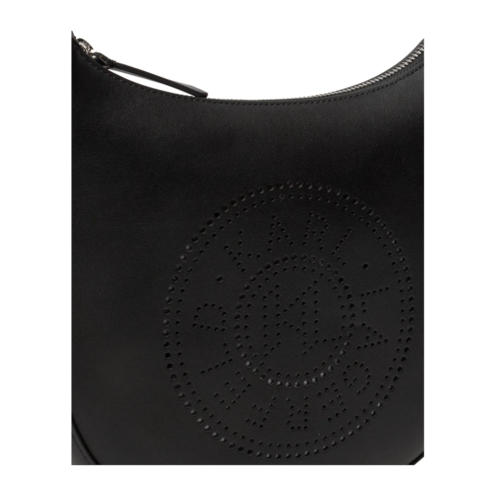 Karl Lagerfeld Geperforeerde Ronde Cameratas Black Dames