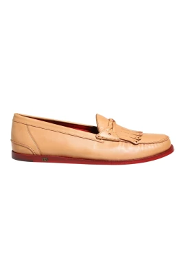 Tassel Läder Slip-On Loafers
