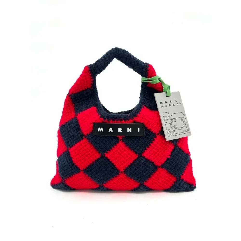 Marni Pre-owned Wool handbags Red Dames