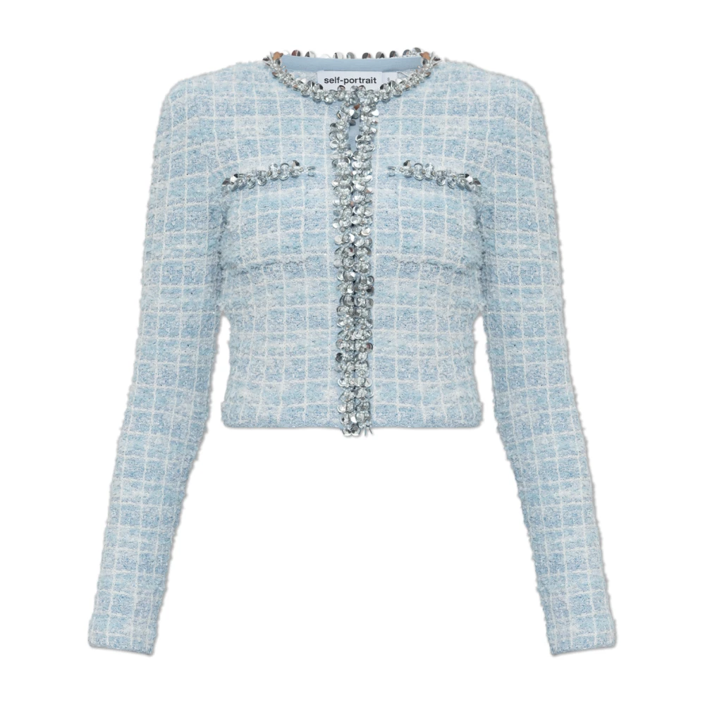 Jackets > Tweed Jackets - - Self Portrait - Modalova